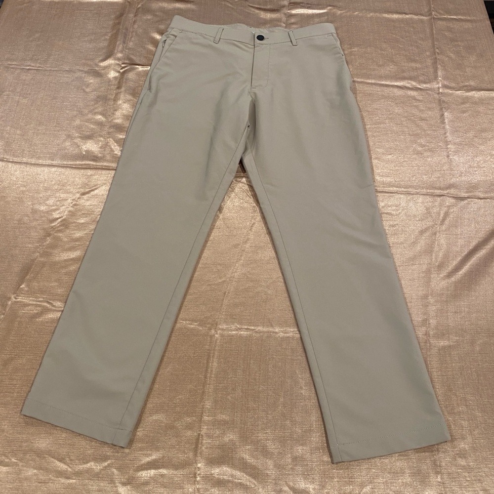 Banana Republic Men's straight leg Stretch‎ Pants Tan 30x29